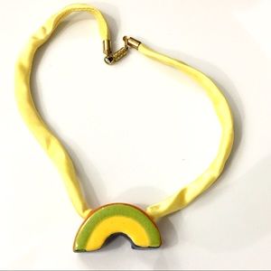 🔥🔥Lemon Pop Art Ceramic Choker Boho 1970's